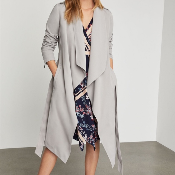 Layla Draped Front Coat
